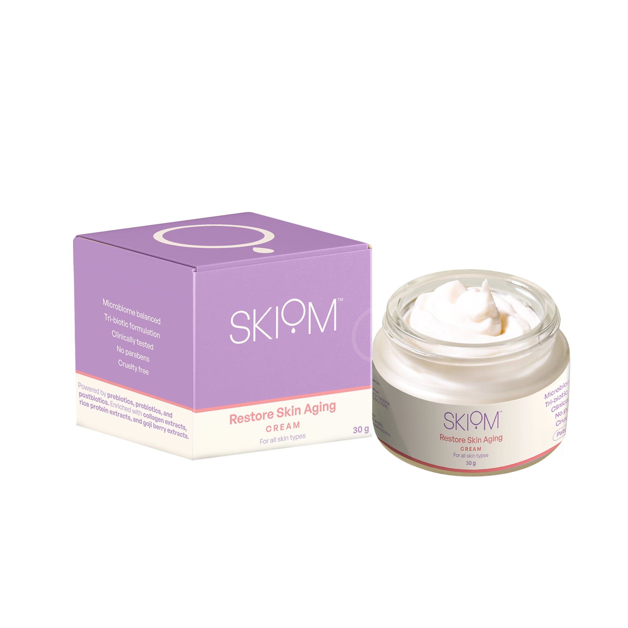 Anti-Aging Cream for Indian Skin, Microbiome Supported Care – skiom