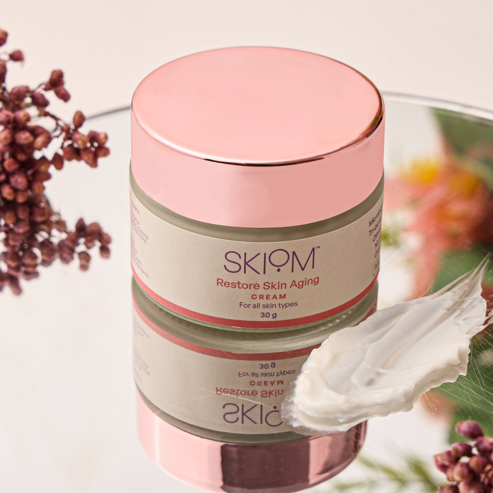 Anti-Aging Cream for Indian Skin, Microbiome Supported Care – skiom